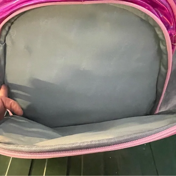 NWT - Girls Glitter Backpack/Book-bag Unicorn - Picture 5 of 9